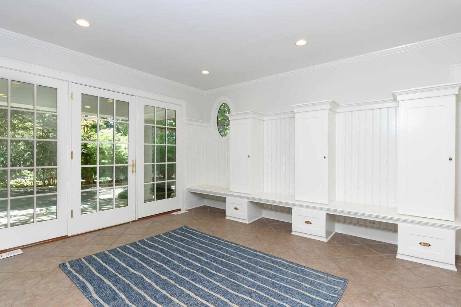 9 Old Parish Road Darien, CT 06820 - Photo 28 of 49 a view of a room with wooden floor and white walls