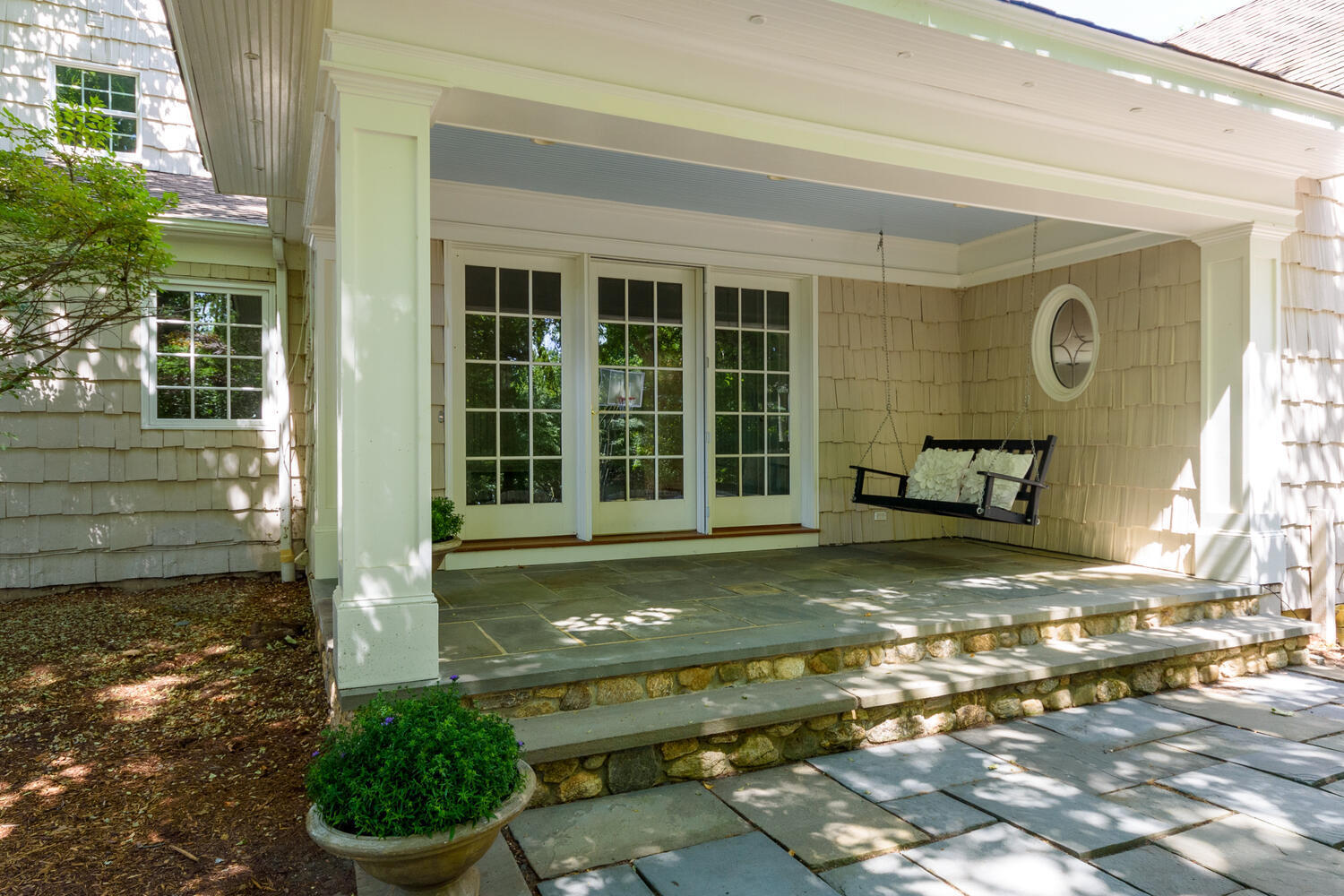 9 Old Parish Road Darien, CT 06820 - Photo 5 of 49 a view of a house with backyard