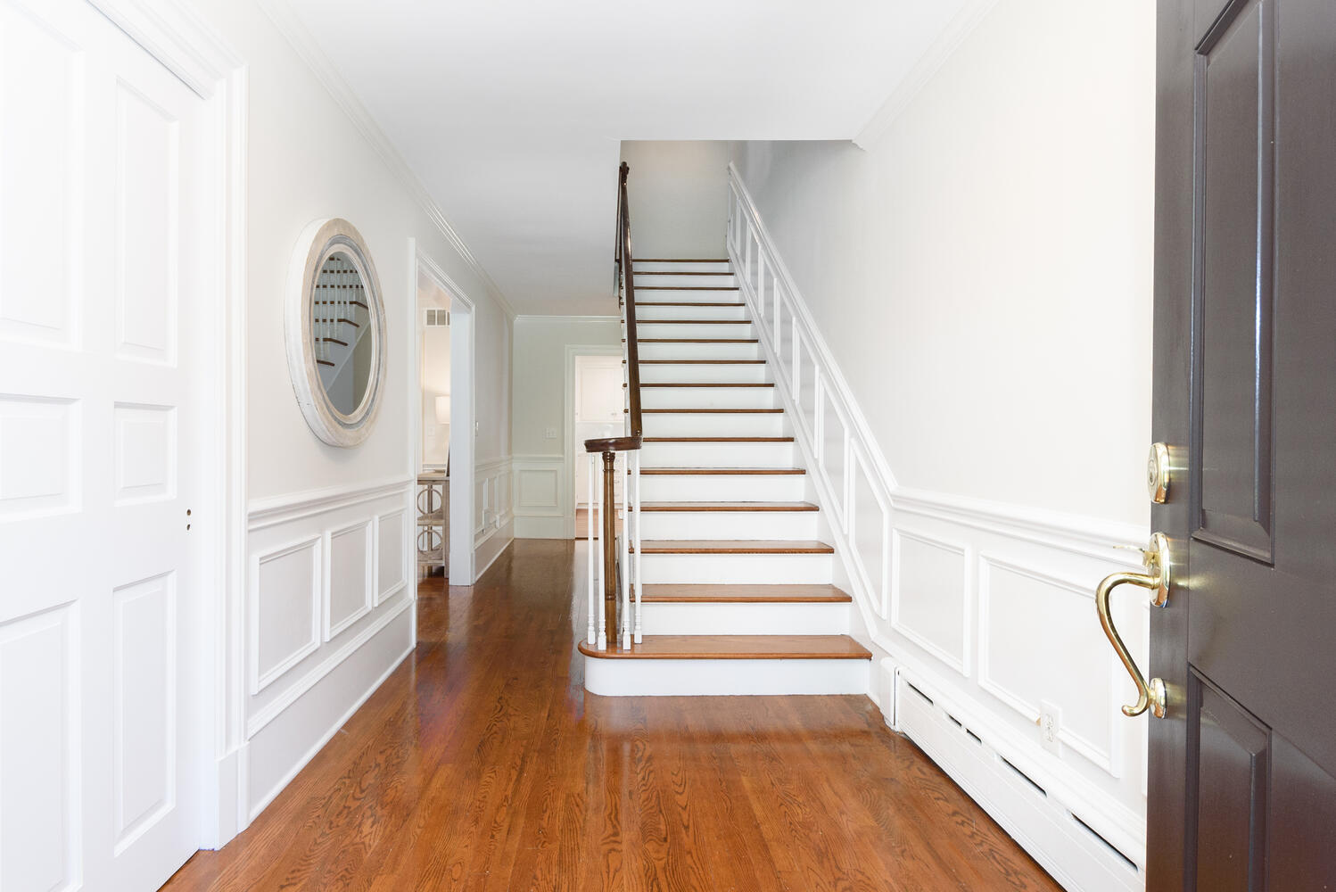 9 Old Parish Road Darien, CT 06820 - Photo 8 of 49 a view of entryway with wooden floor
