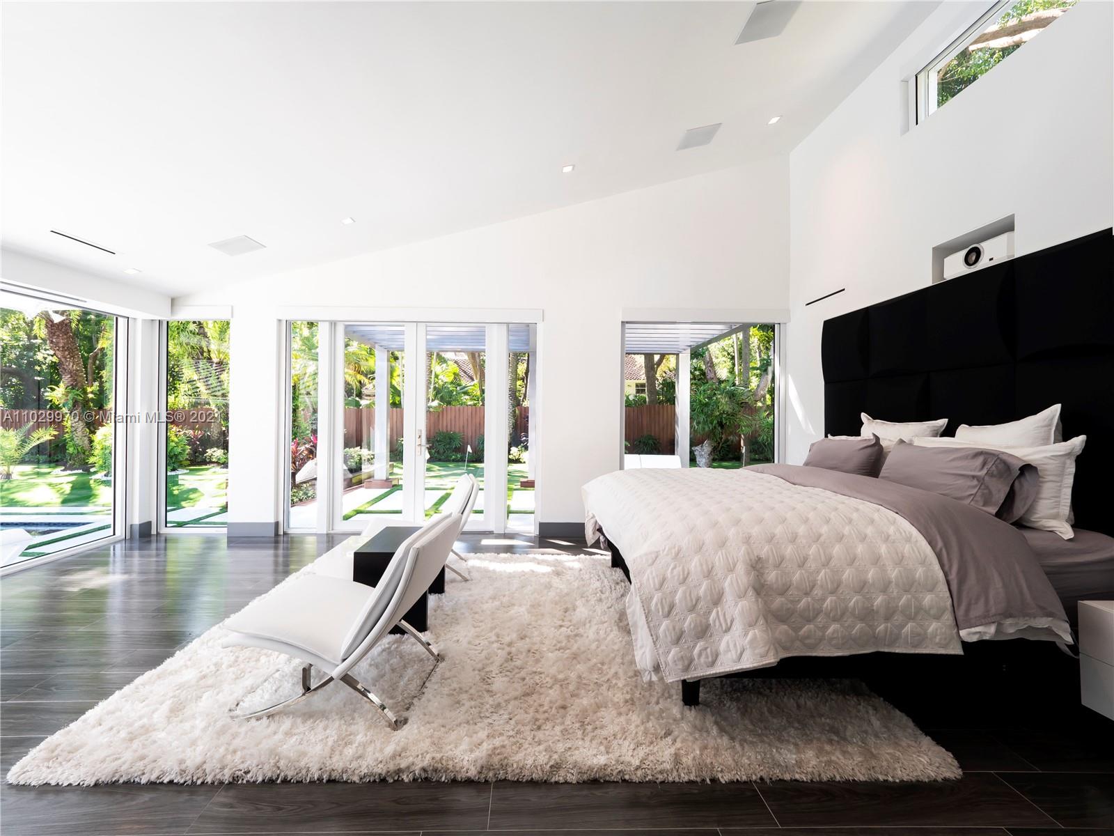 6460 Southwest 133rd Drive Pinecrest, FL 33156 - Photo 28 of 52 a bed room with a bed and a large window