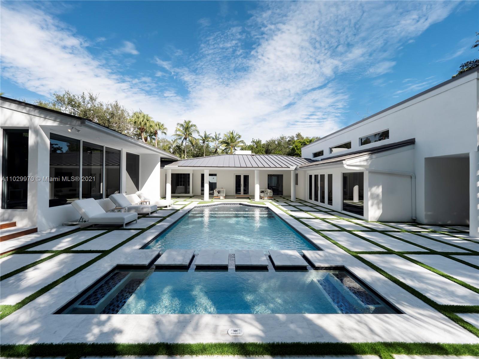 6460 Southwest 133rd Drive Pinecrest, FL 33156 - Photo 51 of 52 a front view of house with yard space