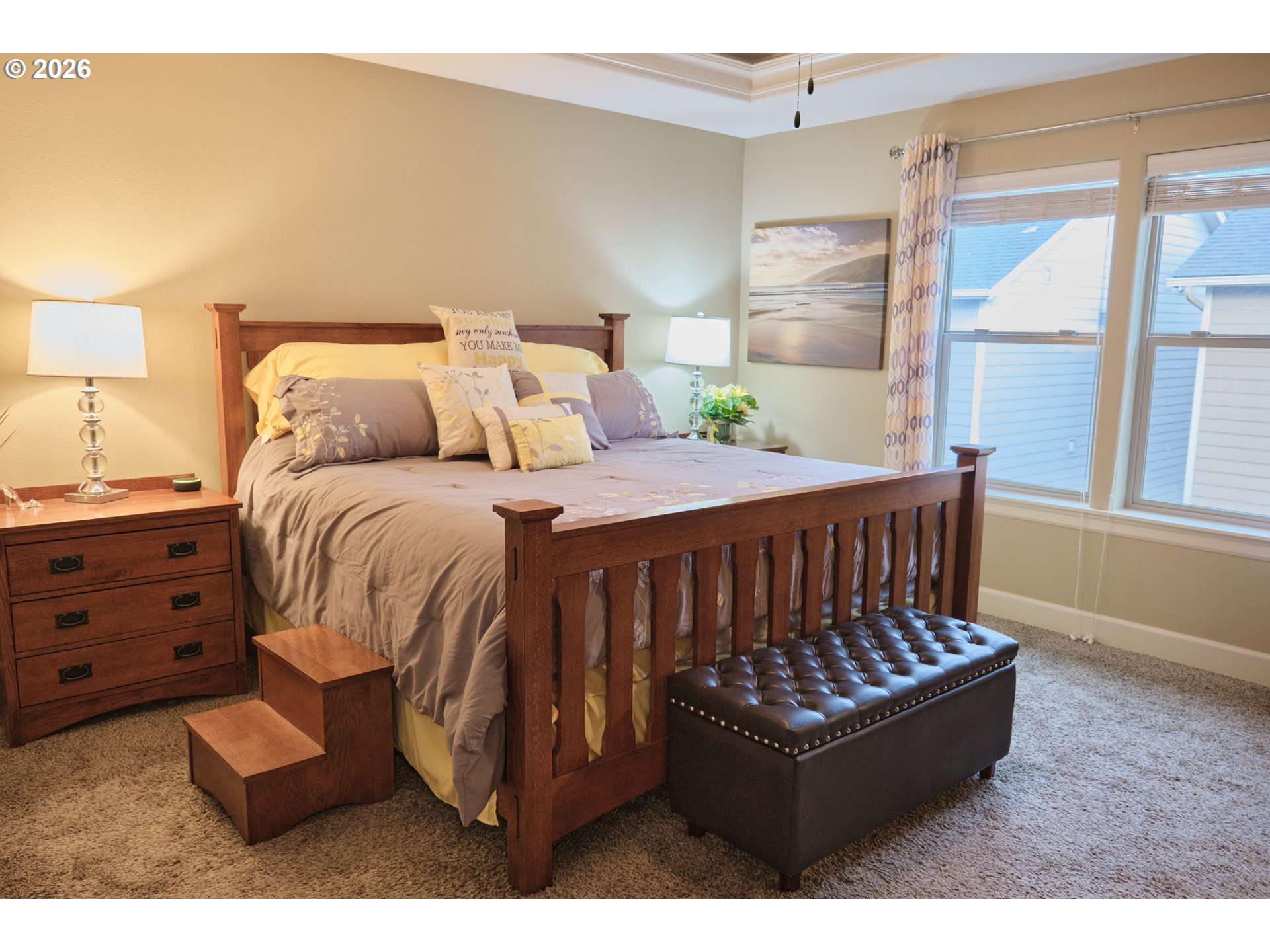 1168 Taurus Loop Northeast Keizer, OR 97303 - Photo 12 of 30 a bed sitting in a bedroom next to a window