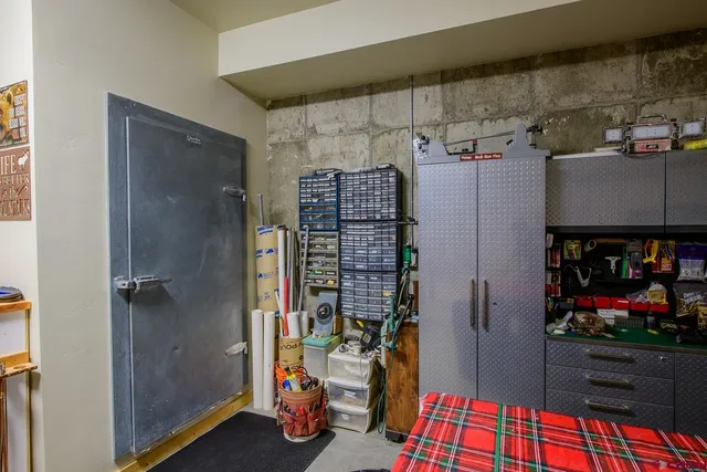 a view of car garage