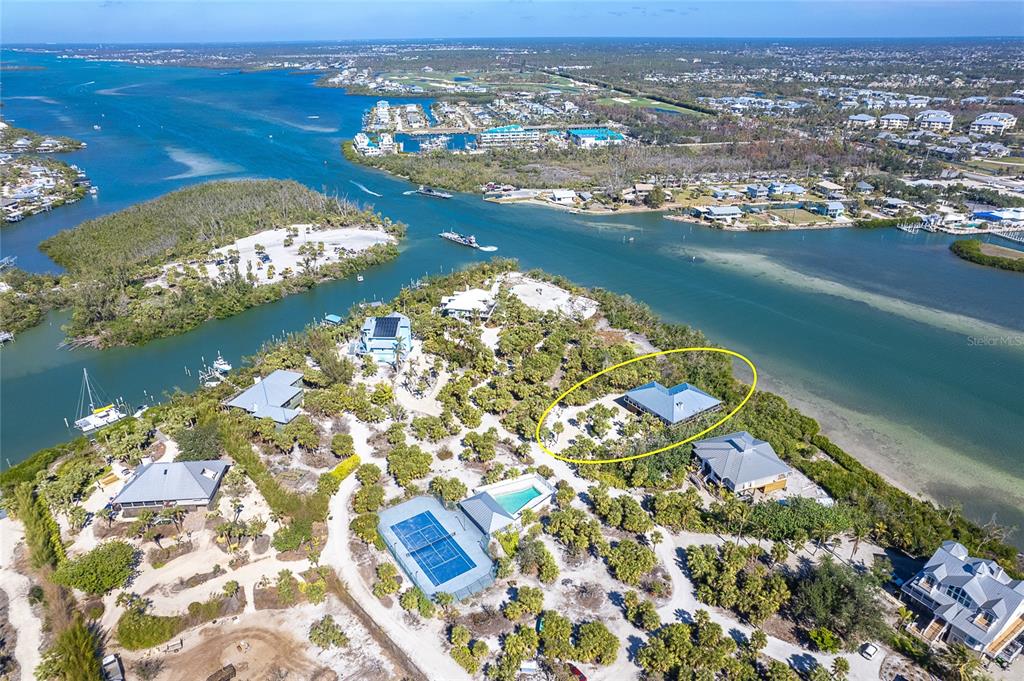 5 Pointe Way Placida, FL 33946 - Photo 44 of 69 an aerial view of residential houses with outdoor space
