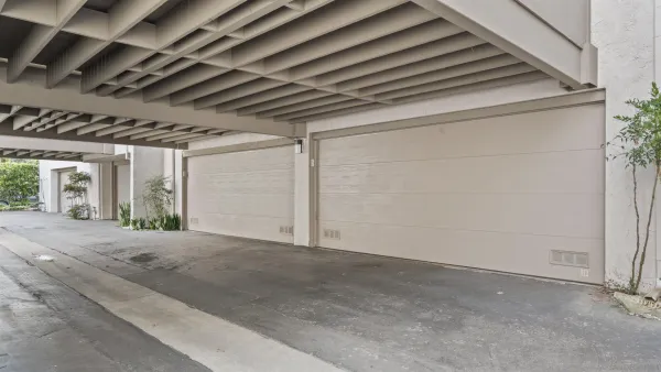 a view of a house with a garage