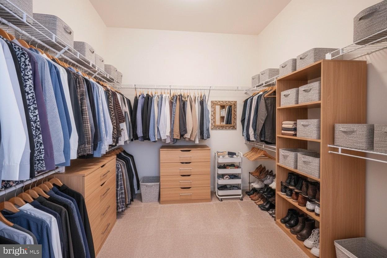 910 Weatherstone Lane Felton, DE 19943 - Photo 22 of 29 a view of walk in closet with clothes and shoes