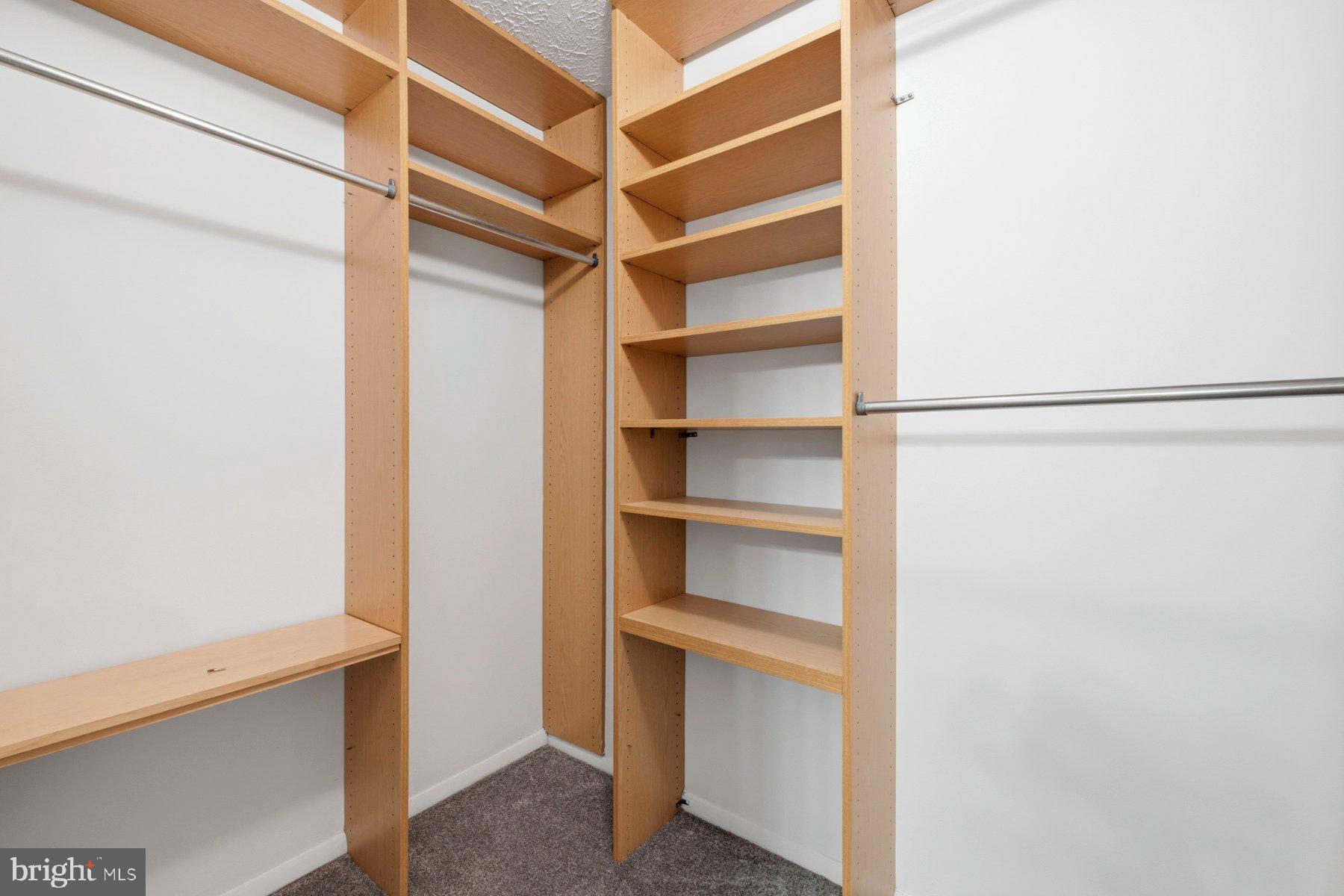 5 Pontiac Way Gaithersburg, MD 20878 - Photo 20 of 40 a view of walk in closet with empty racks