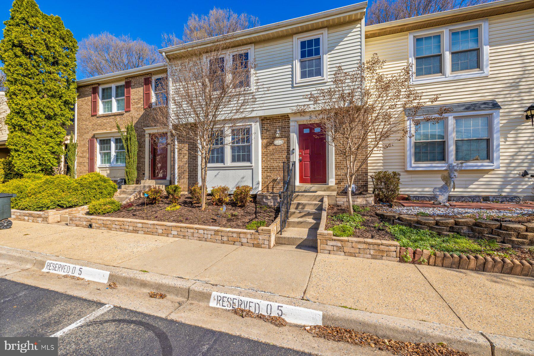 5 Pontiac Way Gaithersburg, MD 20878 - Photo 3 of 40 front view of a brick house with a small yard