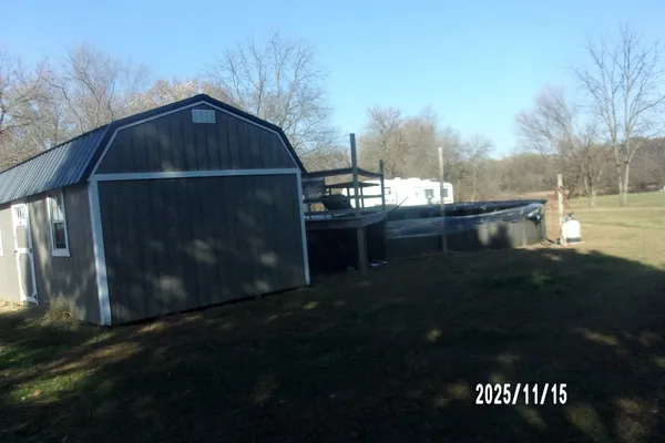 a view of a house with a balcony