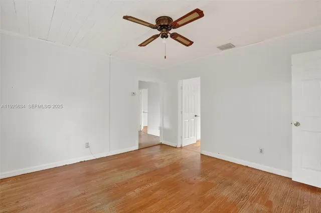 wooden floor in an empty room