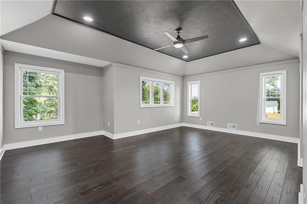 570 Steiner Bridge Road Valencia, PA 16059 - Photo 18 of 35 a view of an empty room with wooden floor and a window