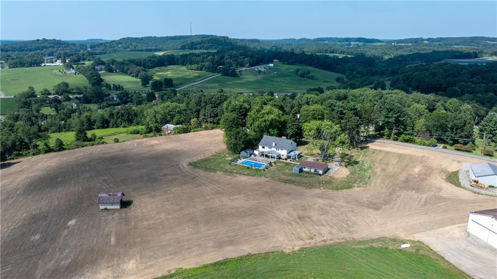 570 Steiner Bridge Road Valencia, PA 16059 - Photo 34 of 35 an aerial view of a garden with mountain view