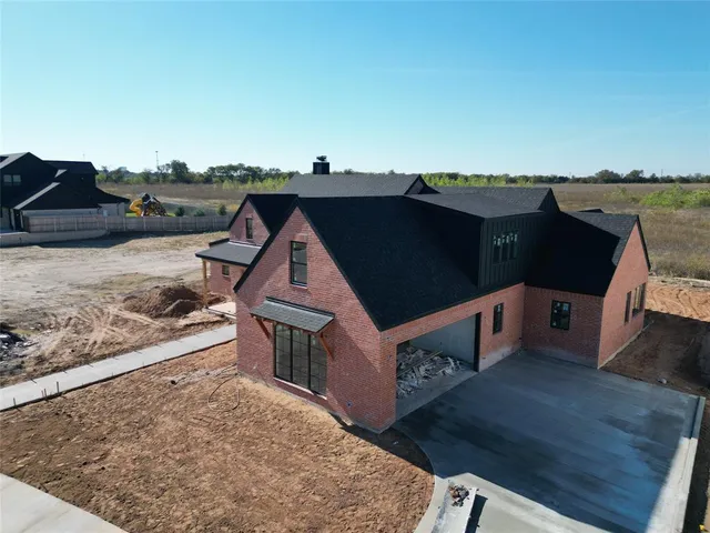 a terrace view with two chairs
