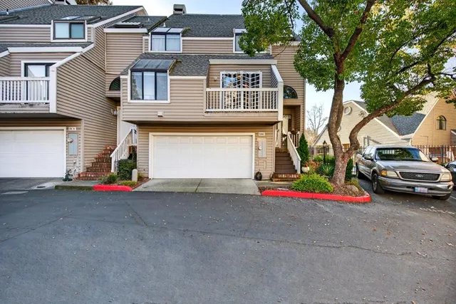 a view of a door and a window