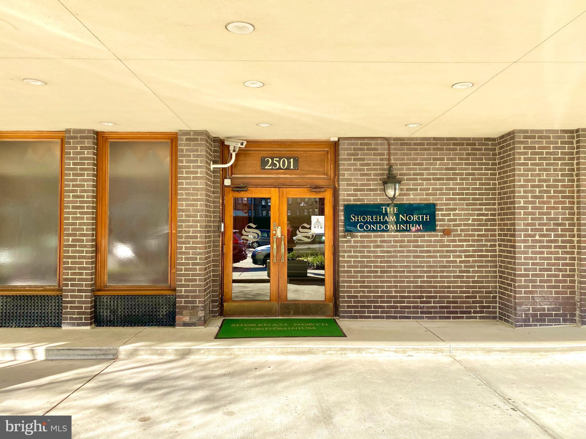 2501 Calvert Street Northwest, Unit 401 Washington, DC 20008 - Photo 28 of 45 Entrance to the building