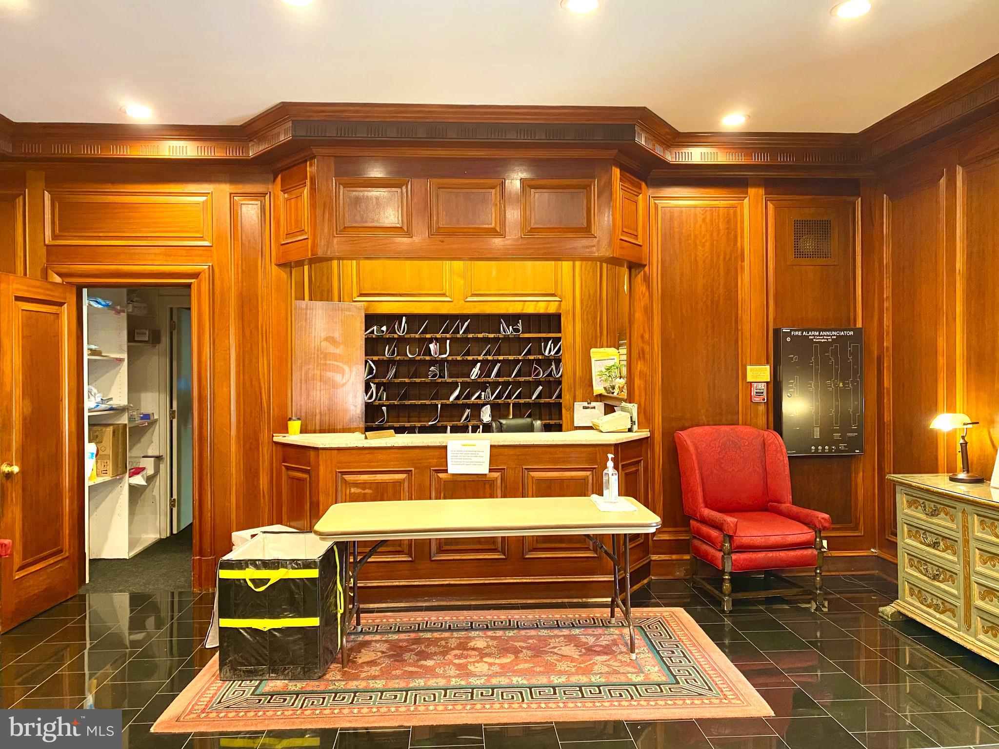 2501 Calvert Street Northwest, Unit 401 Washington, DC 20008 - Photo 30 of 45 24 hours concierge desk