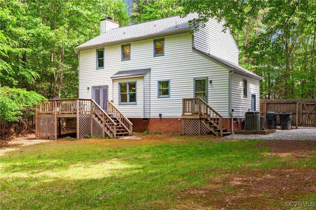 3138 Pineview Drive Powhatan, VA 23139 - Photo 15 of 46 a view of a house with a yard and sitting area