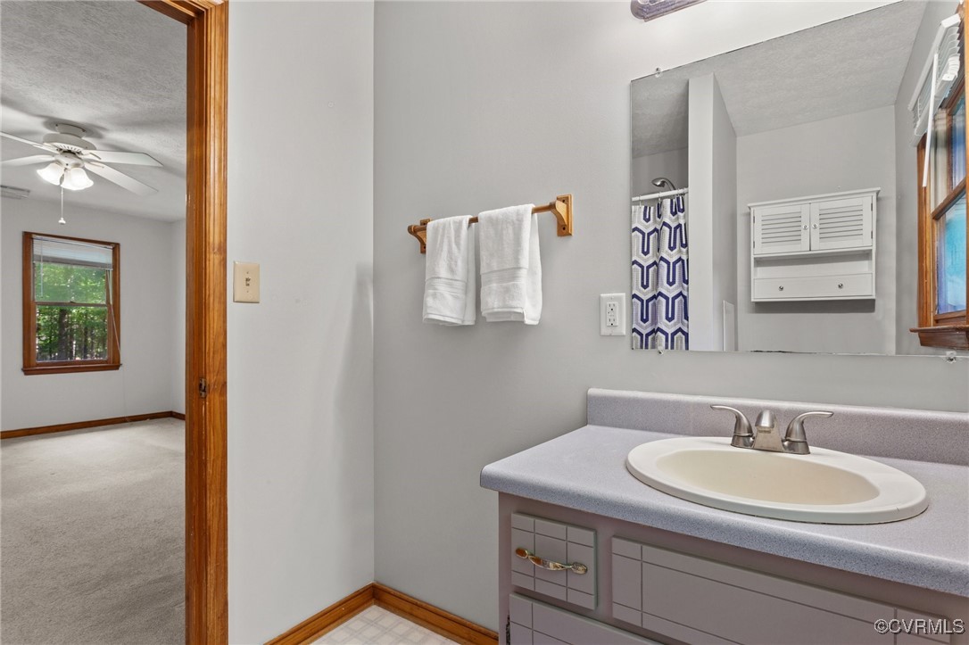3138 Pineview Drive Powhatan, VA 23139 - Photo 37 of 46 a bathroom with a sink and a mirror