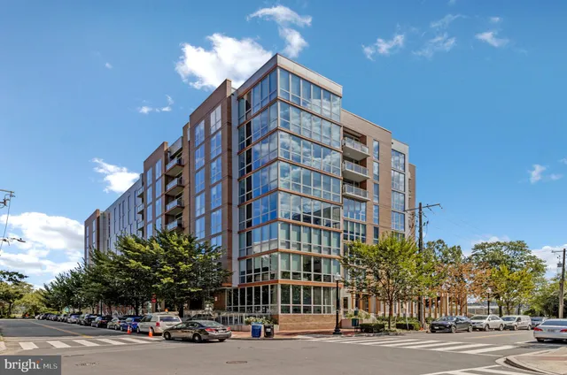 a front view of a building