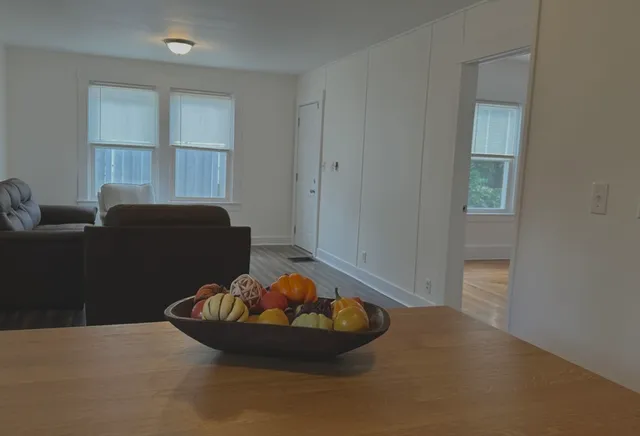 a view of a windows in a room