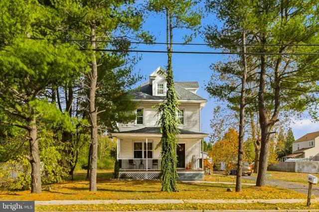 a view of a building with a street