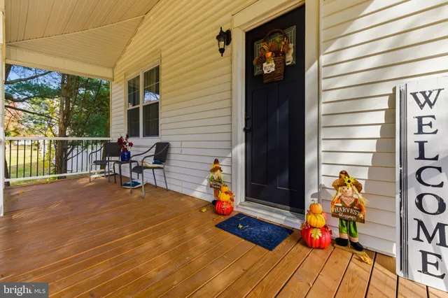 a backyard of a house with seating space