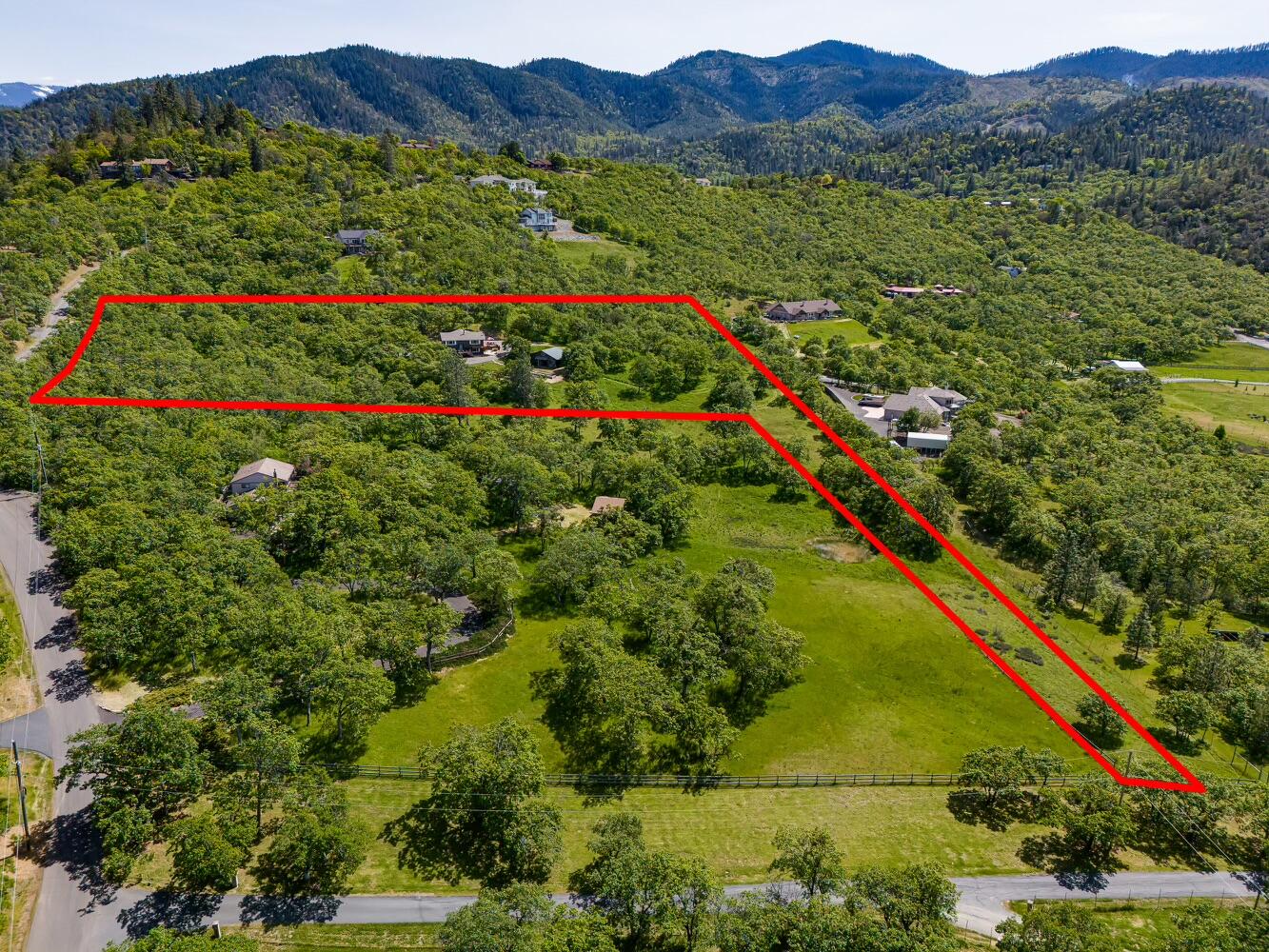 5205 Pioneer Road Medford, OR 97501 - Photo 41 of 48 Ron Aerial with Boundaries Photo