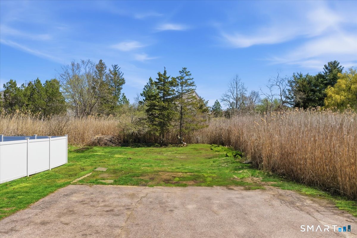 46 Hatch Street Stonington, CT 06355 - Photo 35 of 40 a view of a yard with a tree in the background