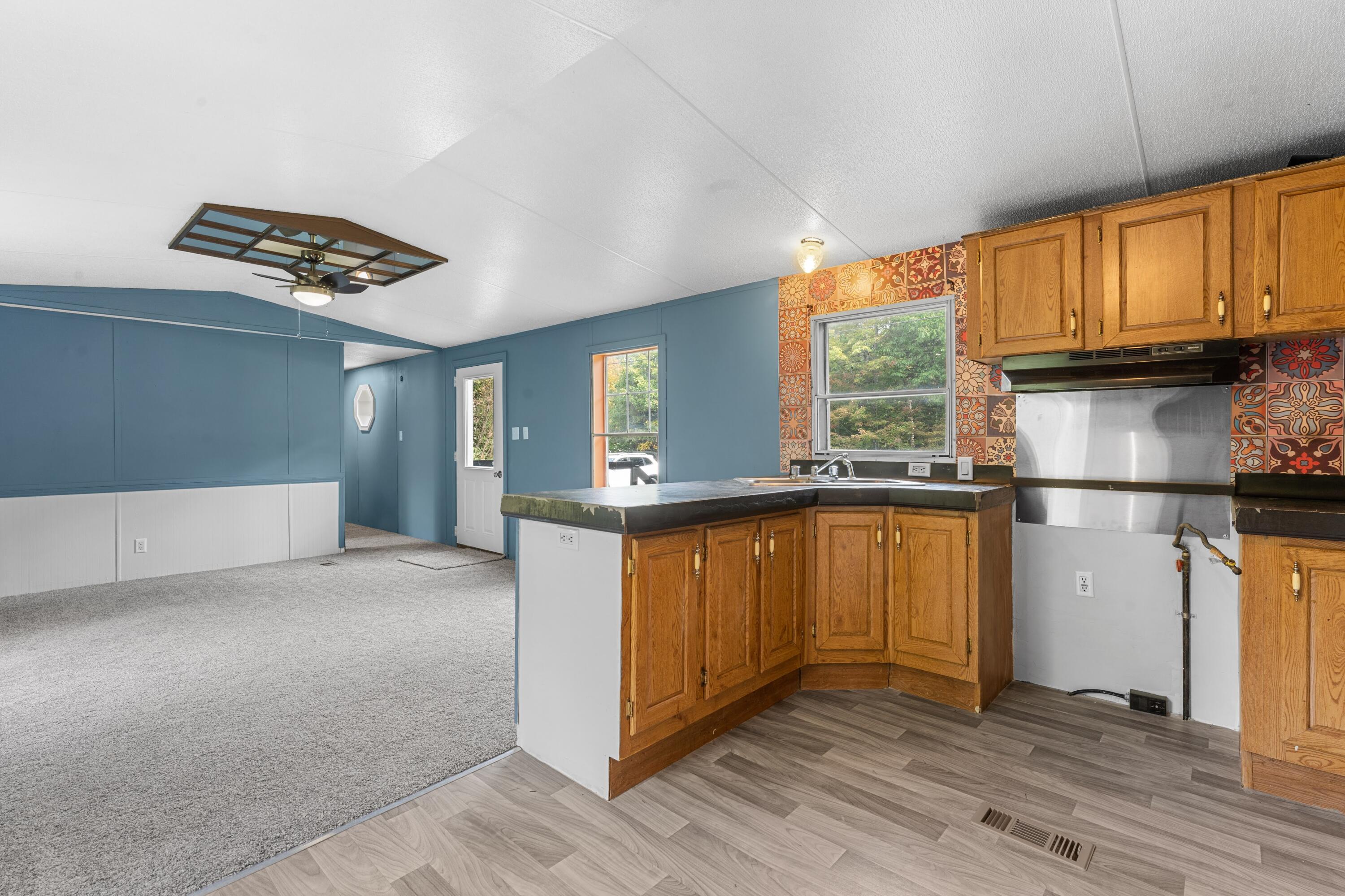 196 Hanscom Road Waterville, ME 04901 - Photo 8 of 13 Kitchen/Living Room