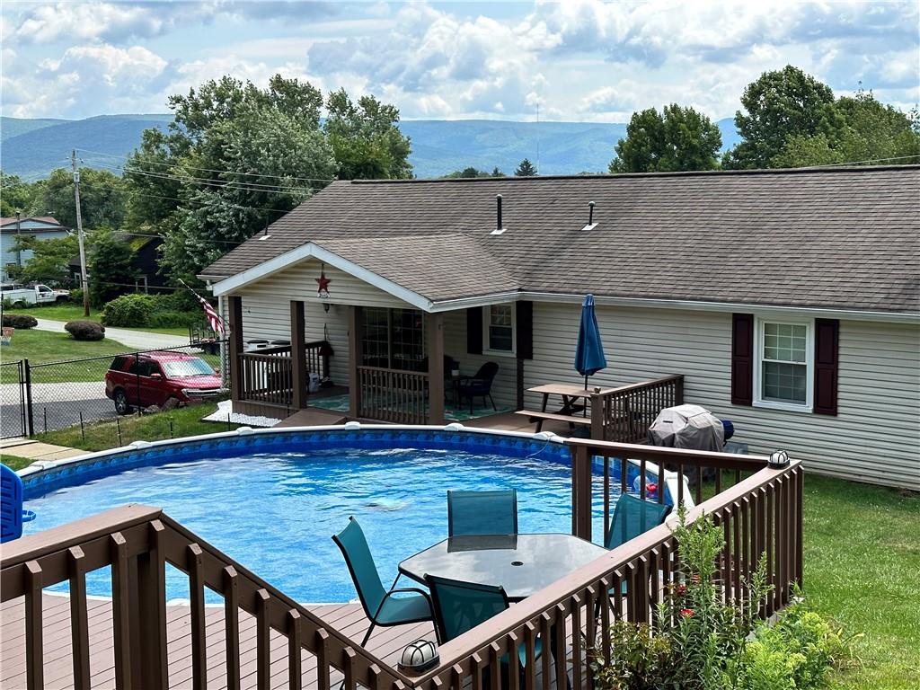 3021 Langley Road Uniontown, PA 15401 - Photo 25 of 28 a view of house with swimming pool and sitting area