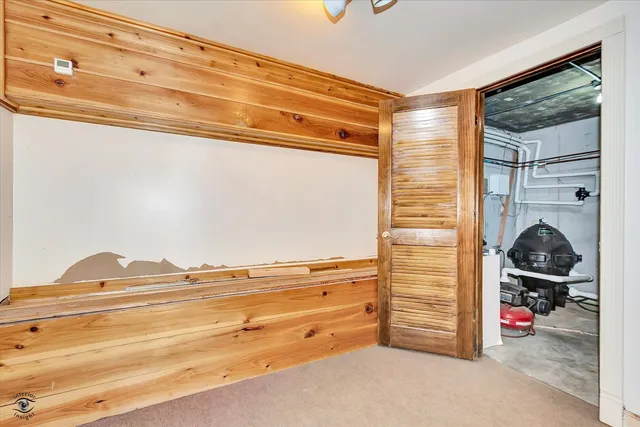 a view of closet area