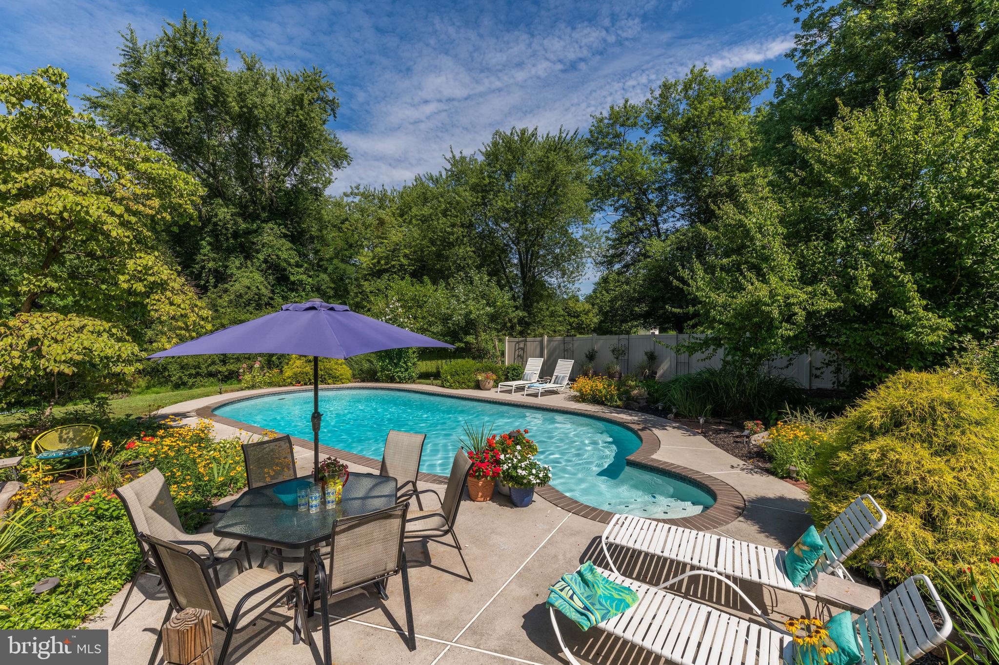 308 Park Road Ambler, PA 19002 - Photo 4 of 60 Back Yard - Pool, Pool House, Deck