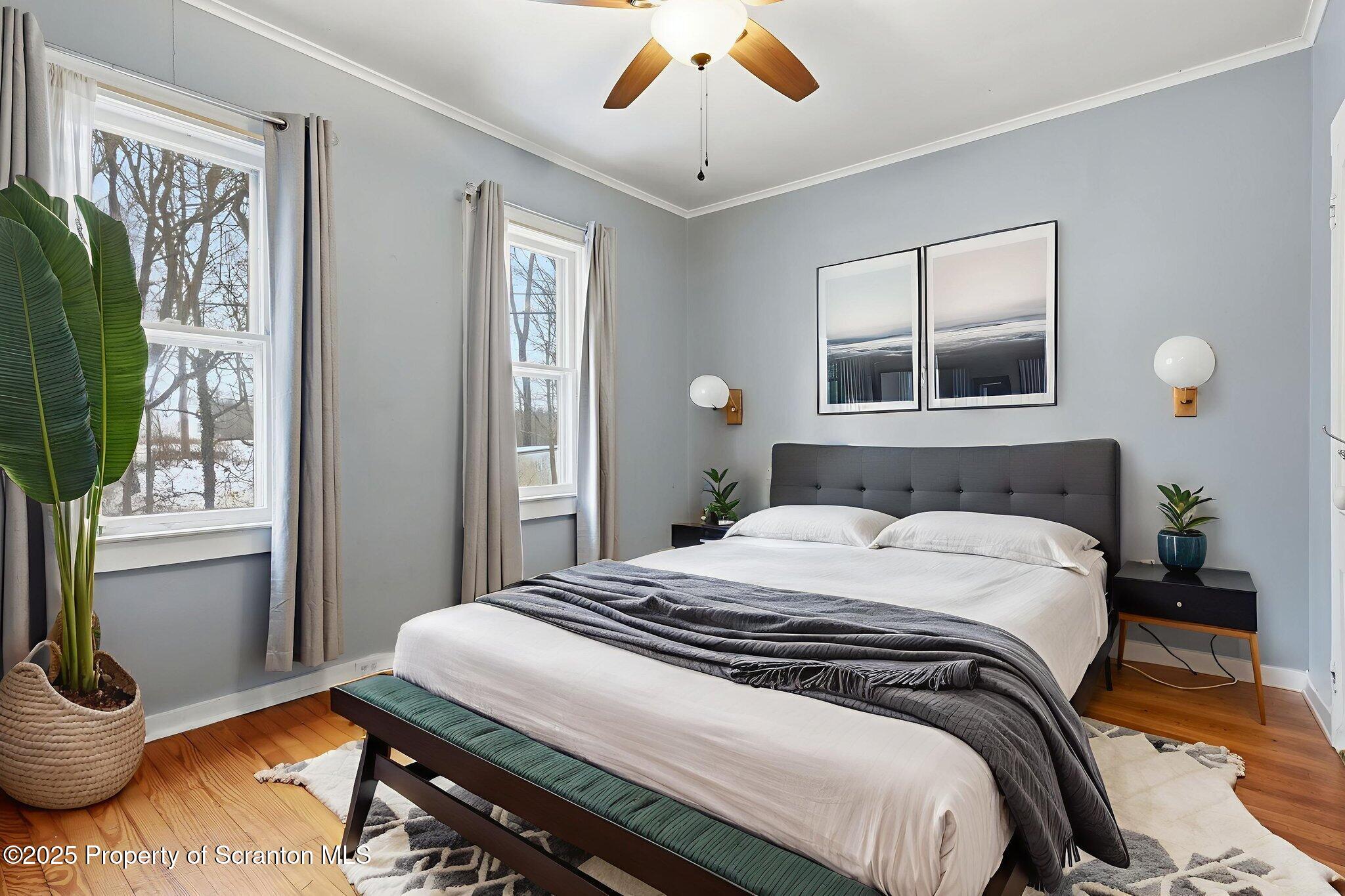 2457 Airport Road Forest City, PA 18421 - Photo 18 of 78 a bedroom with a bed and a window