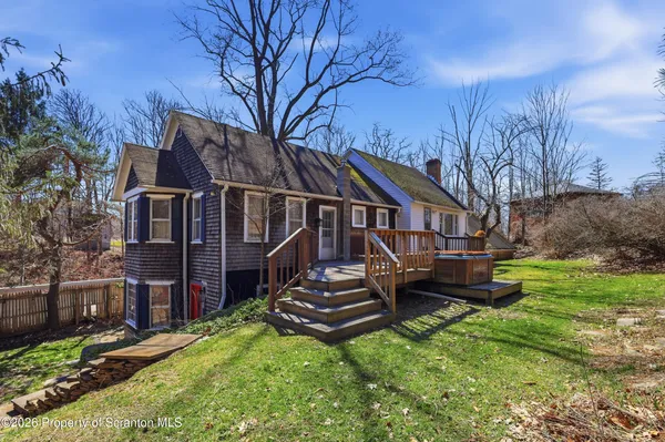 a view of a house with a patio