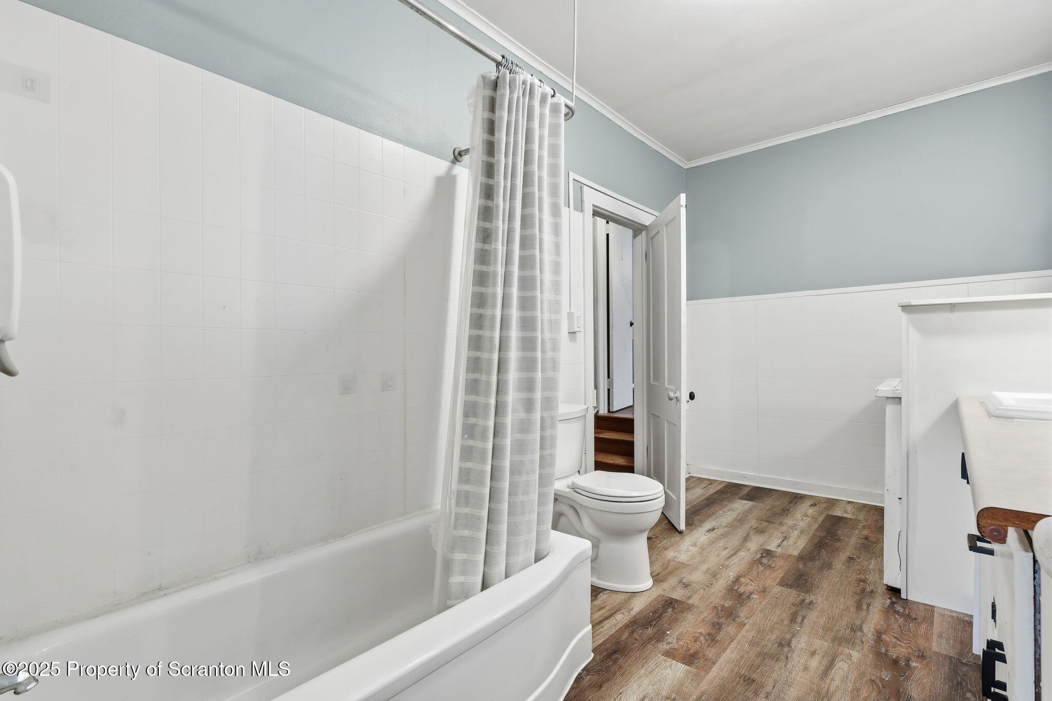 2457 Airport Road Forest City, PA 18421 - Photo 48 of 78 a bathroom with a toilet a sink and a bathtub
