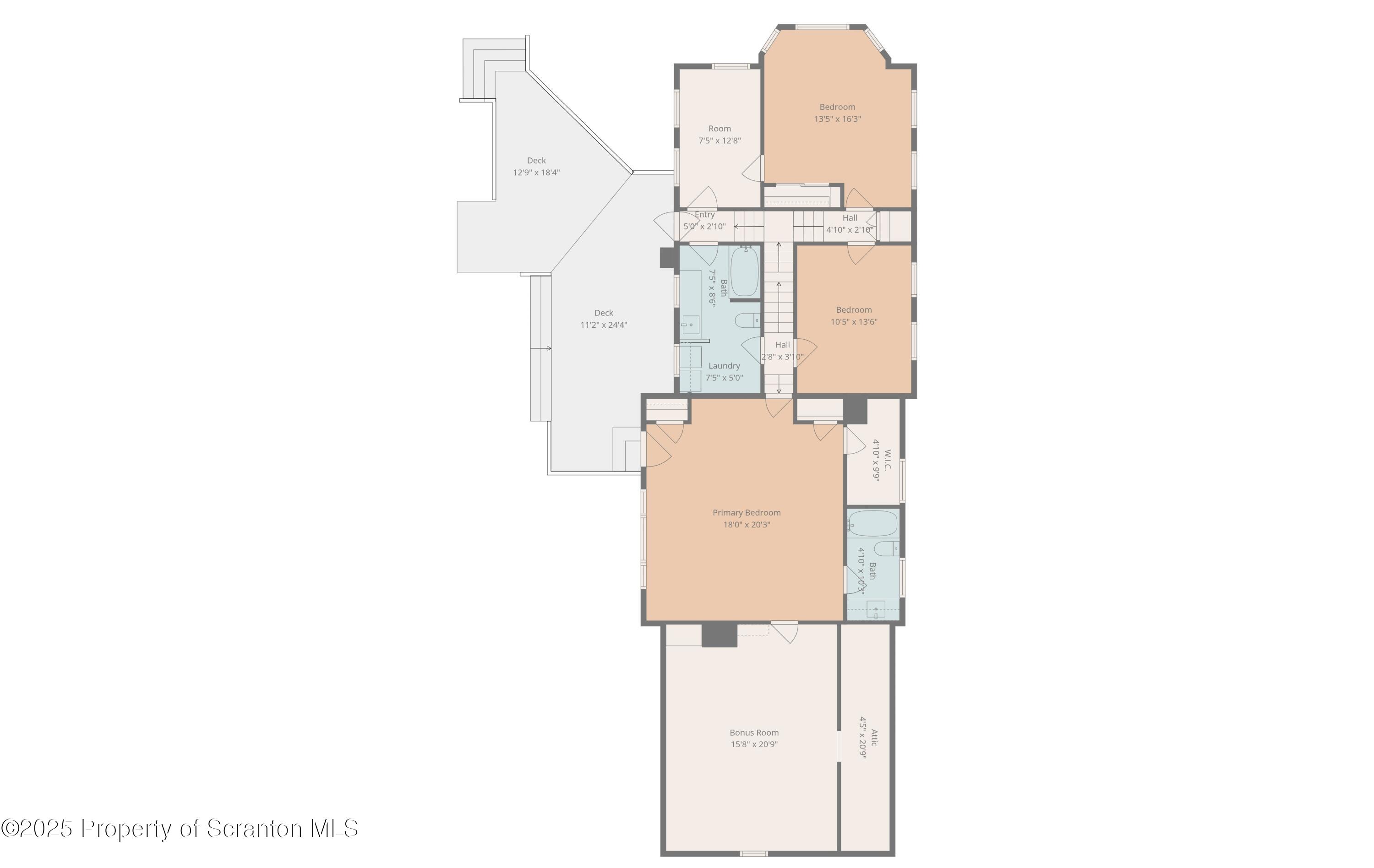 2457 Airport Road Forest City, PA 18421 - Photo 75 of 82 a picture of floor plan