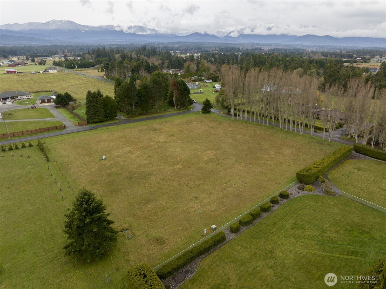 a view of a lake with a mountain