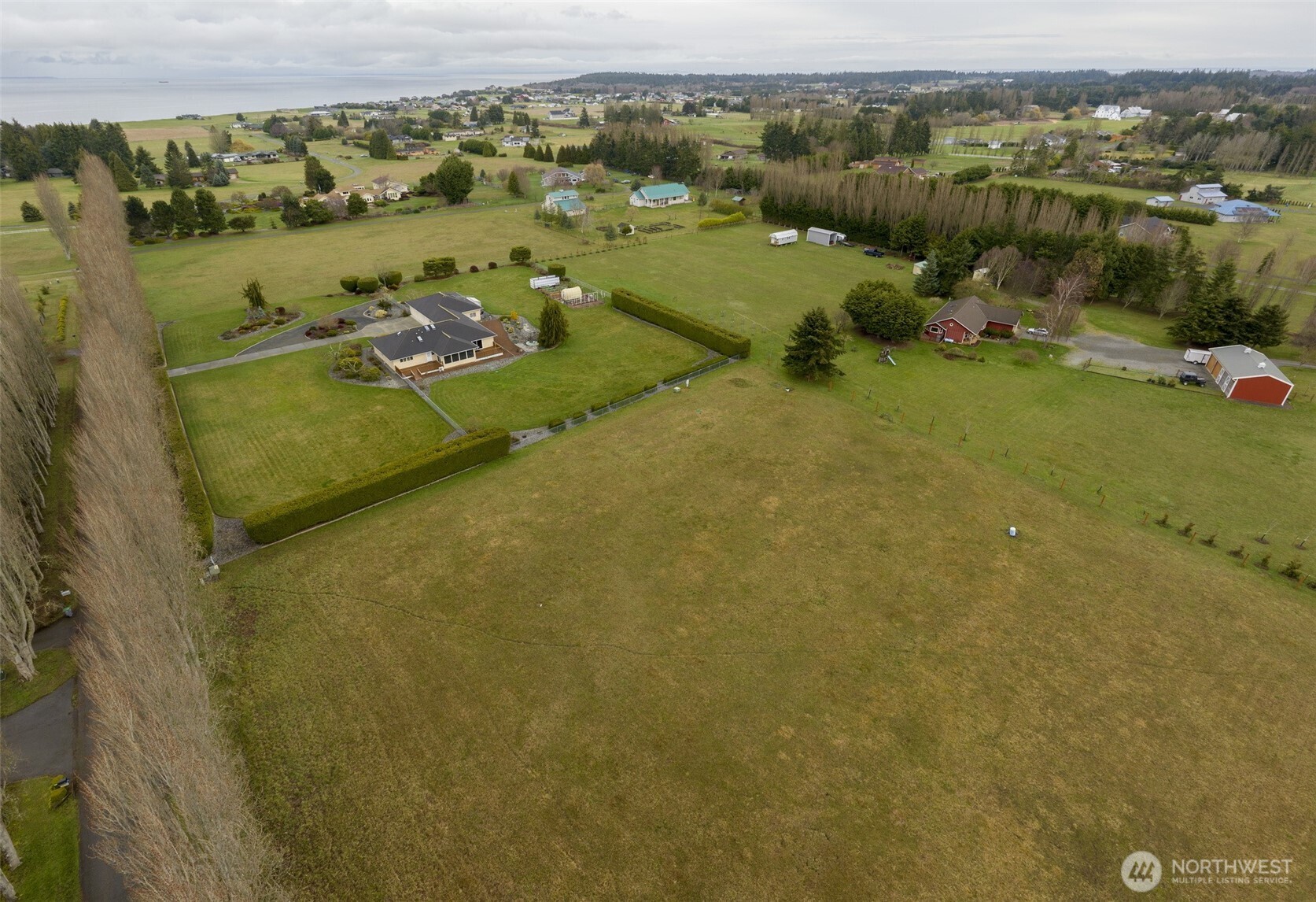 0 Cameron Road Sequim, WA 98382 - Photo 25 of 37 an aerial view of a house with a yard