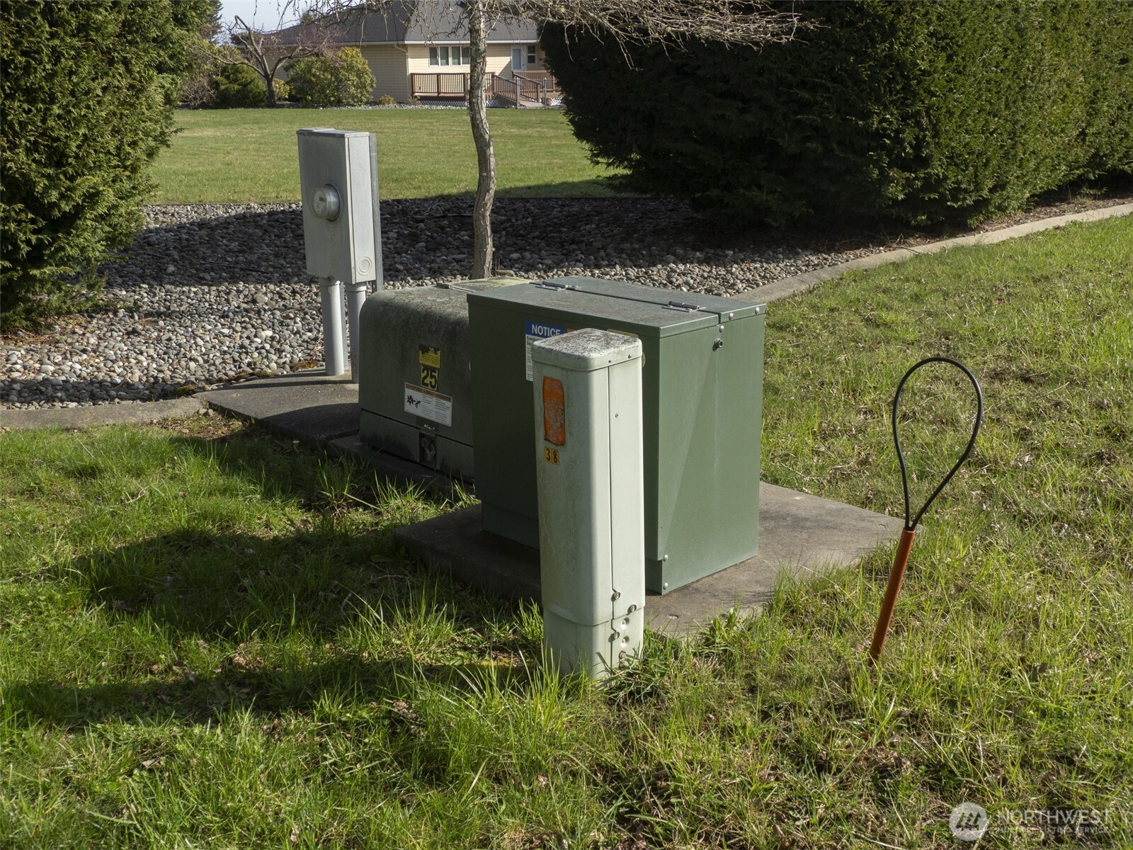 0 Cameron Road Sequim, WA 98382 - Photo 4 of 37 a backyard of a house with a yard and outdoor seating