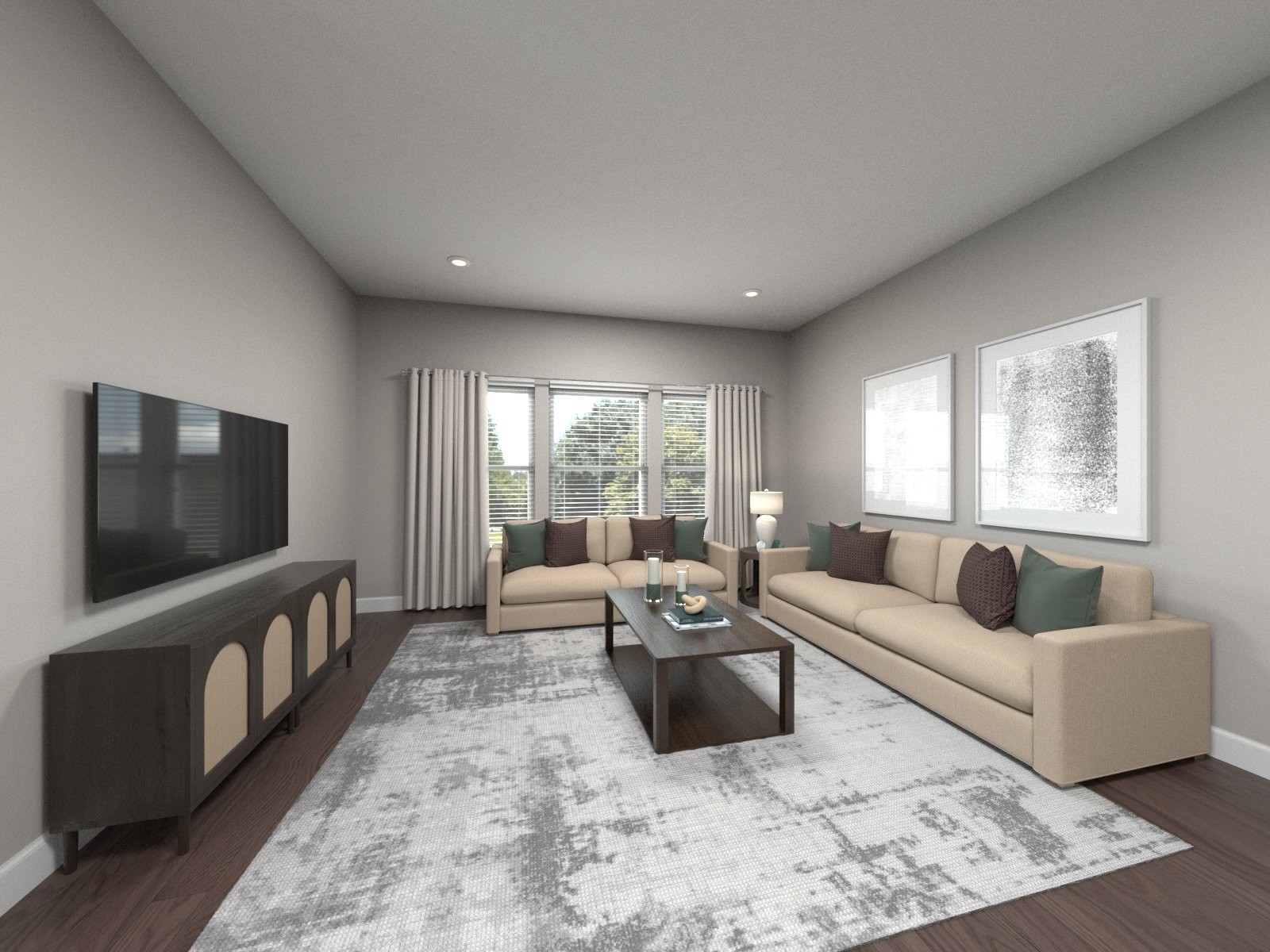 175 Blue Diamond Drive Smyrna, TN 37167 - Photo 6 of 9 a living room with furniture and a flat screen tv