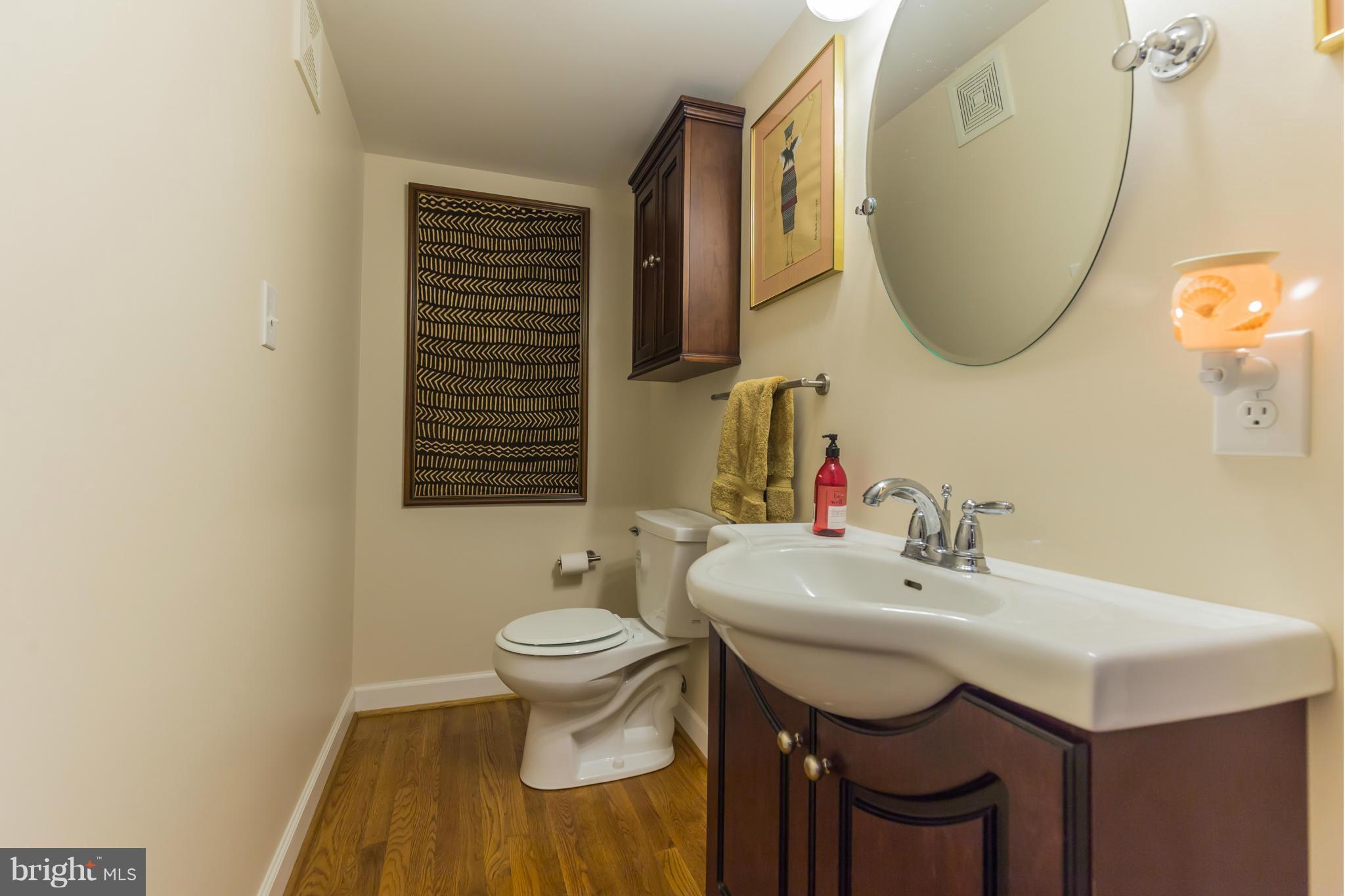 16237 Millers Wharf Road Ridge, MD 20680 - Photo 22 of 29 a bathroom with a sink mirror and toilet