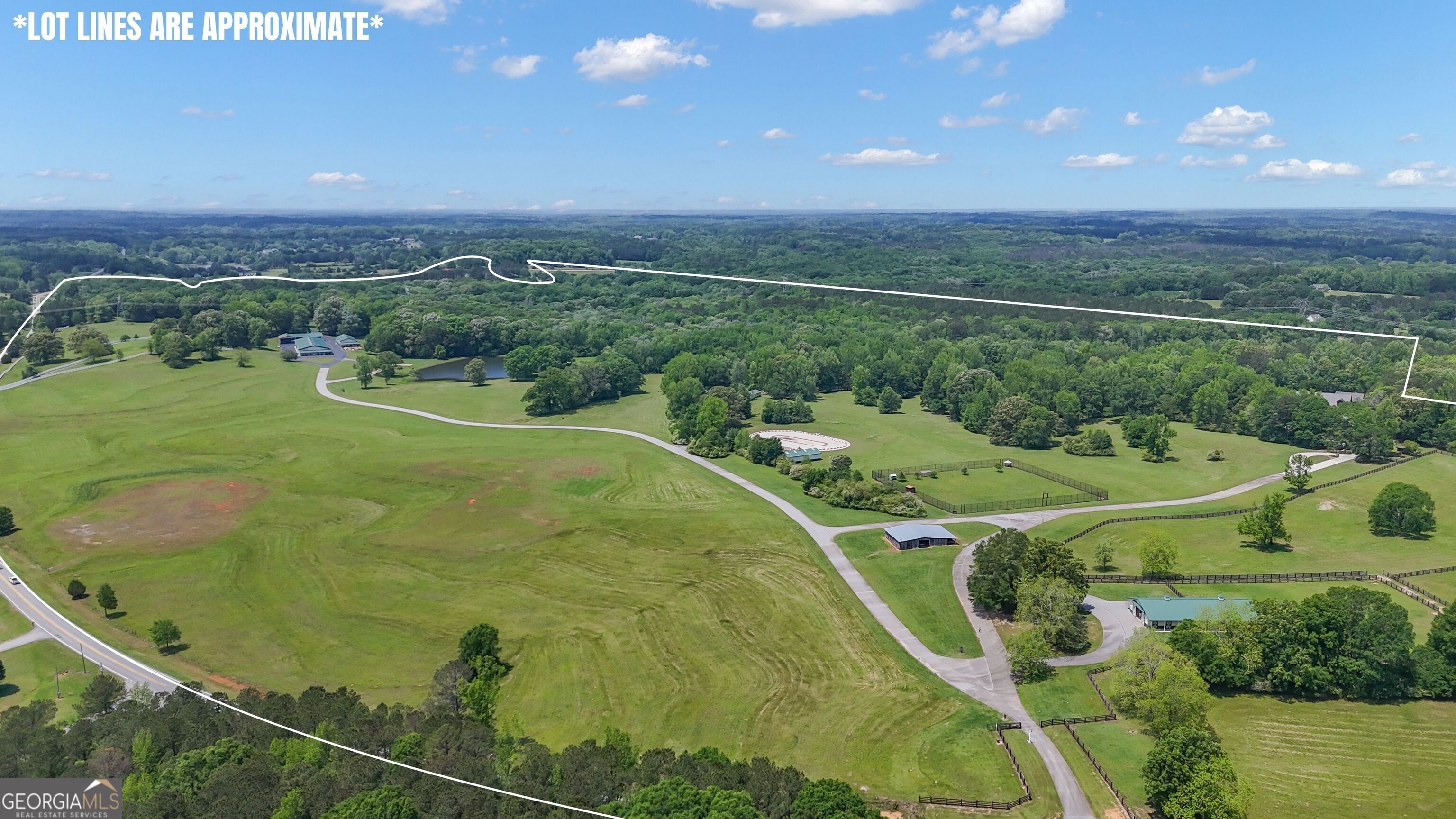 14501 Woolsey Road Hampton, GA 30228 - Photo 4 of 142 a view of a golf course with a swimming pool