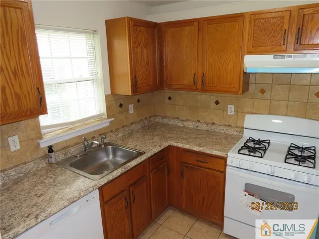 an empty room with closet