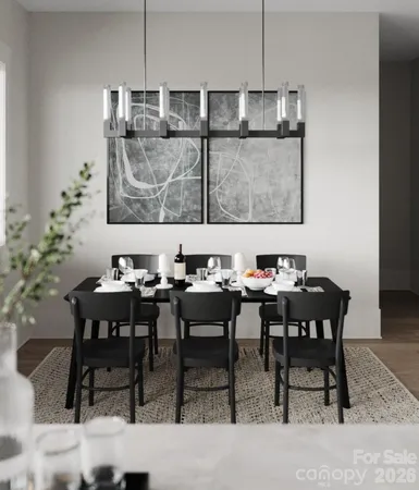 a dining room with many tables and chairs