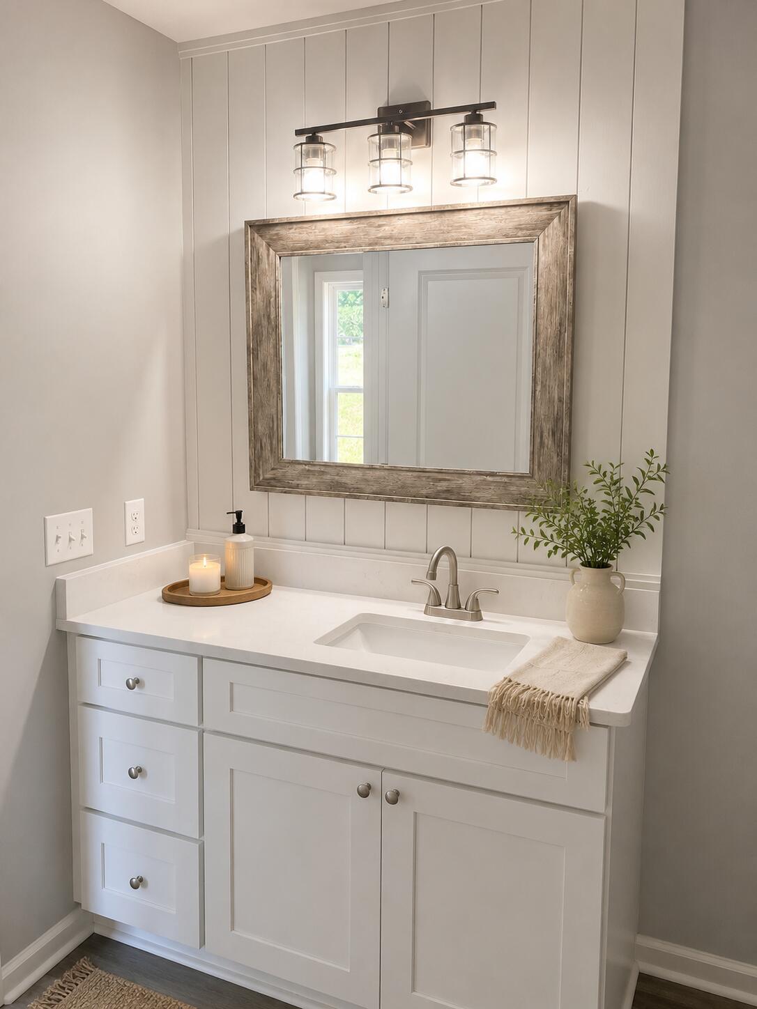 4324 Red Lane Road Dalzell, SC 29040 - Photo 27 of 29 Primary bath with shiplap staged