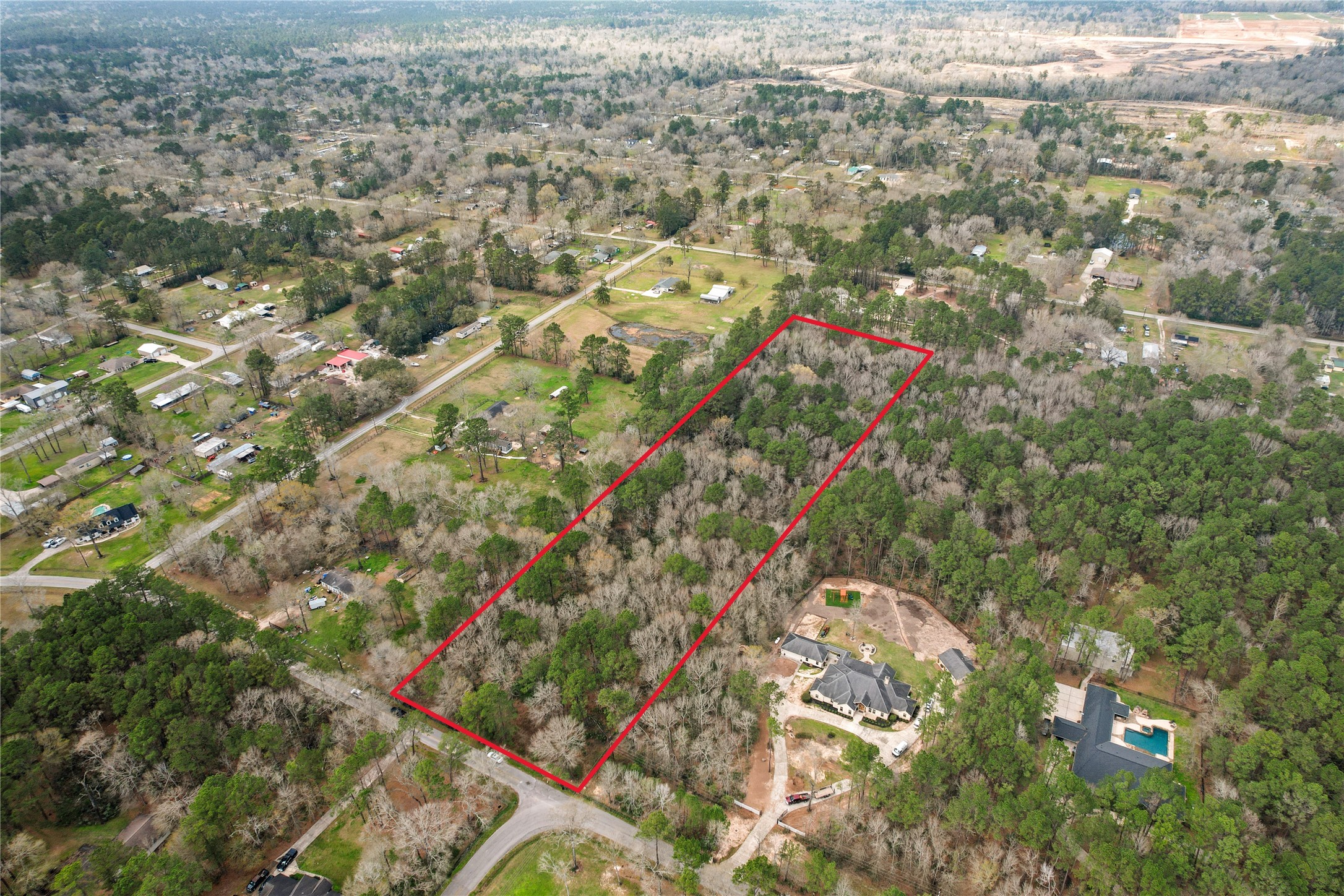 00 Hargraves Road Huffman, TX 77336 - Photo 9 of 28 Outlines are estimates and not a true accurate of property lines.