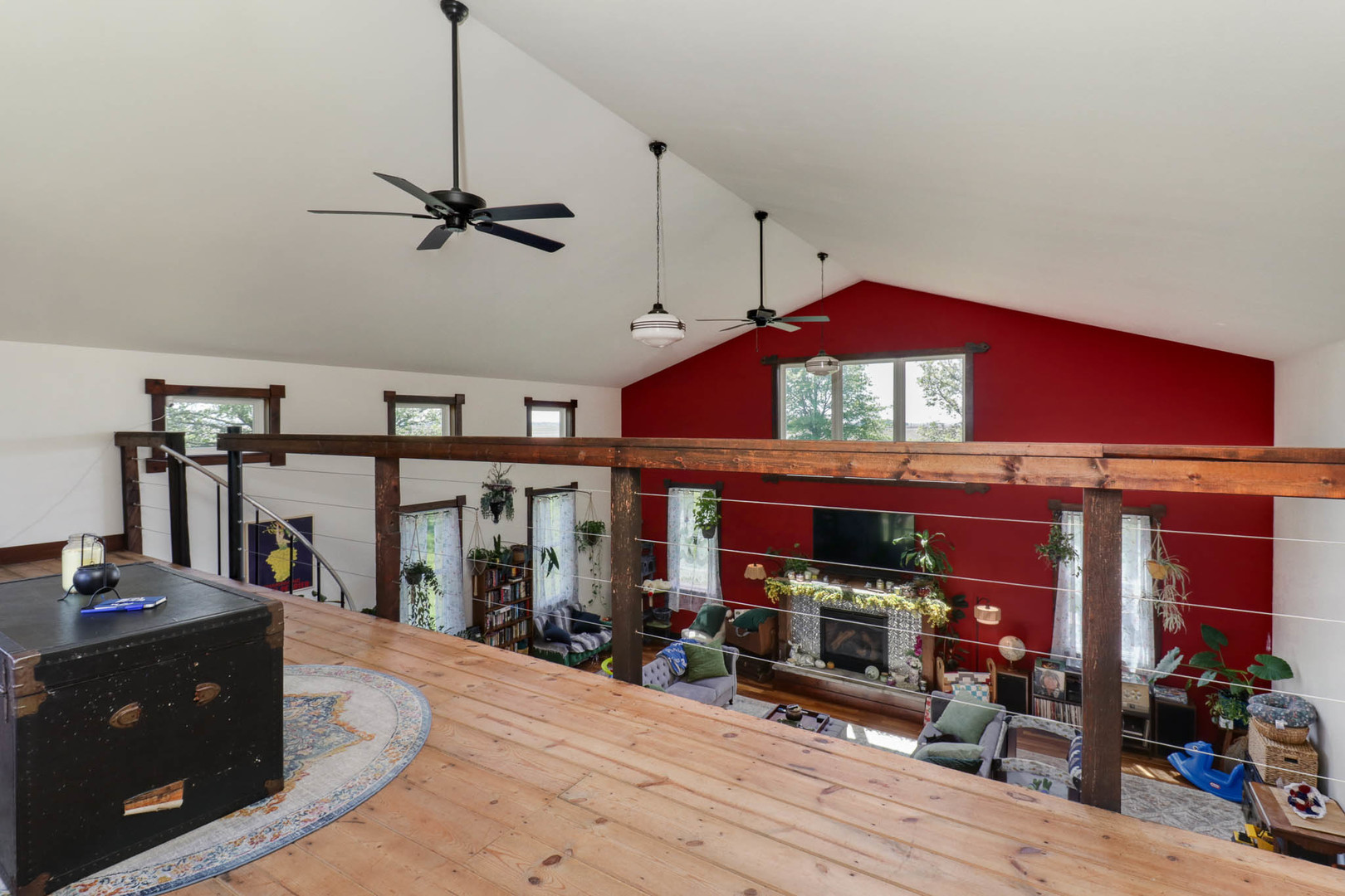 12014 Prairie Center Road Clinton, IL 61727 - Photo 18 of 56 a view of a living room with furniture and a fireplace
