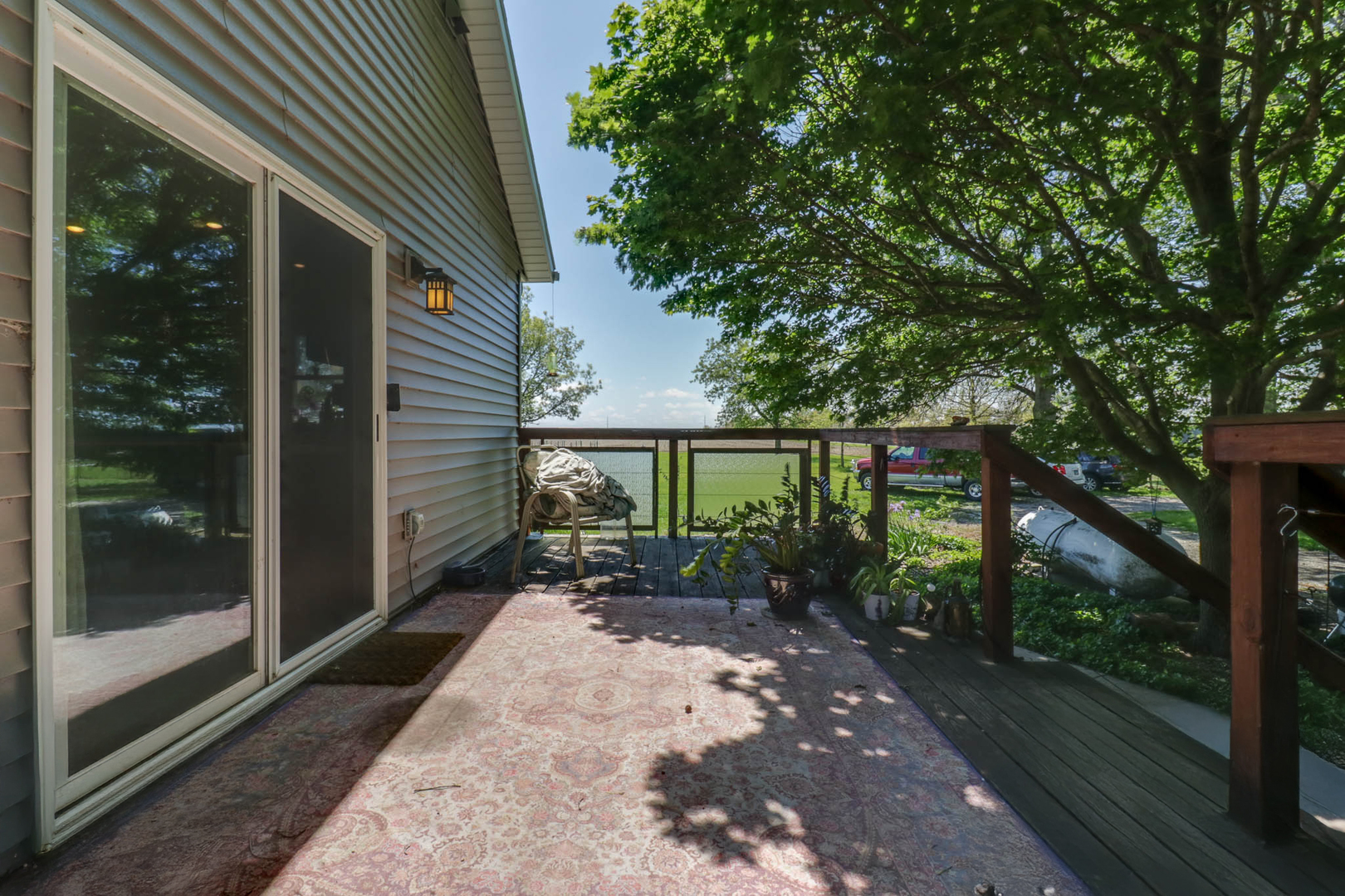 12014 Prairie Center Road Clinton, IL 61727 - Photo 36 of 56 a view of backyard with plants and trees