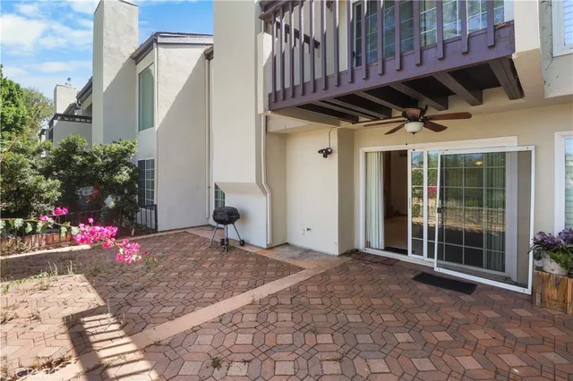 a view of porch with seating space