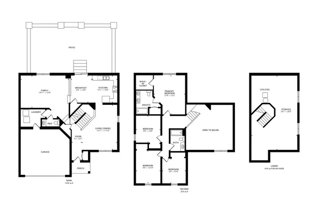 a picture of a room with a bench and a picture of it